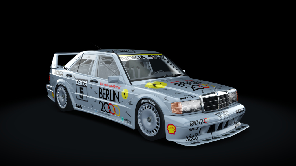 DTM Mercedes-Benz 190E DTM, skin 5_Lohr_Berlin_2000