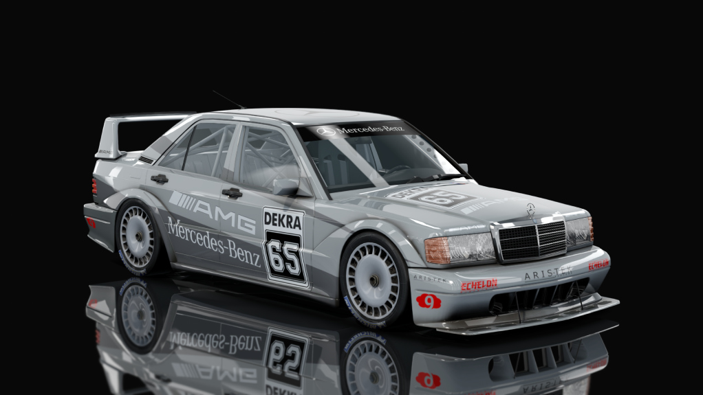 DTM Mercedes-Benz 190E DTM, skin Argento_Iridio_65