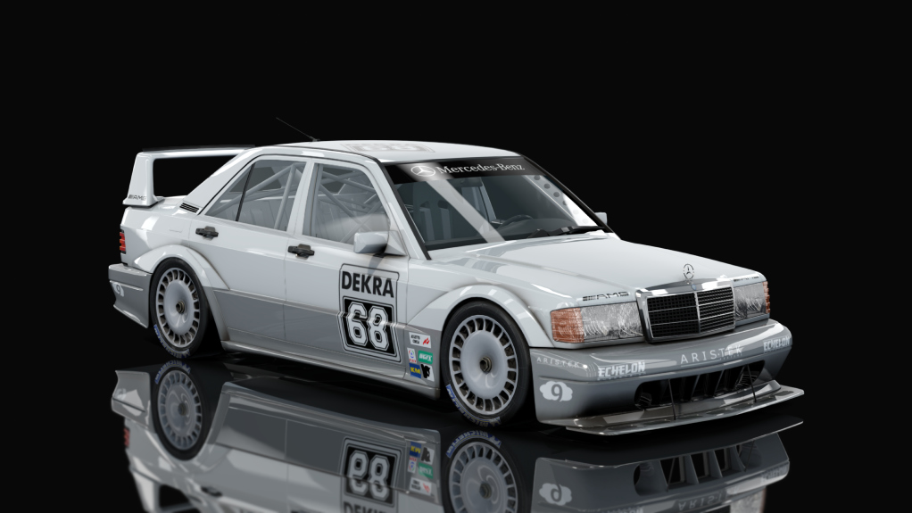 DTM Mercedes-Benz 190E DTM, skin Grigio_Alanite_designo_68