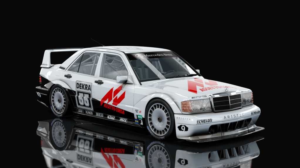 DTM Mercedes-Benz 190E DTM, skin Mystic_White_designo_55