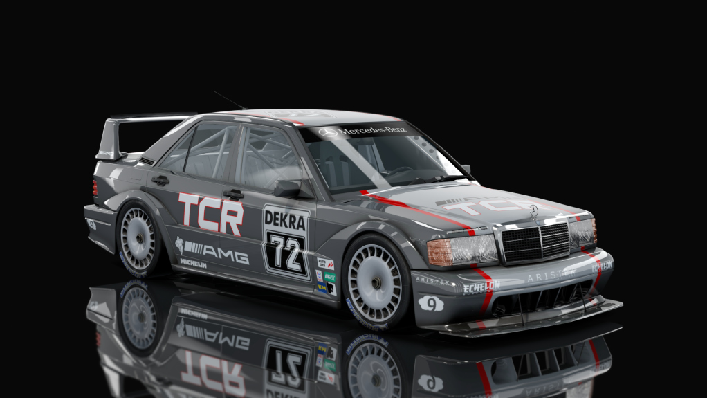 DTM Mercedes-Benz 190E DTM, skin Nero_Ossidiana_72