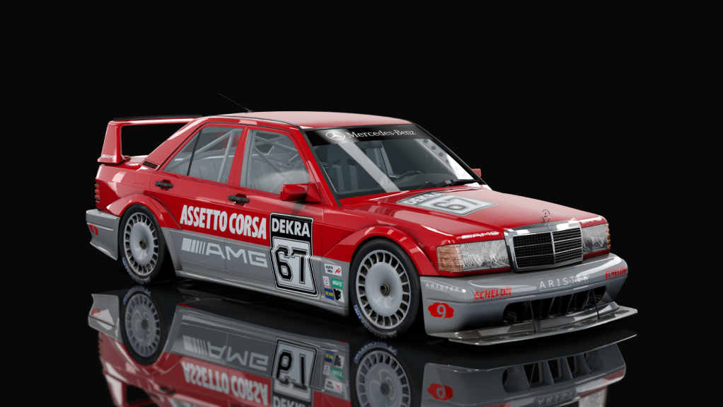 DTM Mercedes-Benz 190E DTM, skin Rosso_Opale_67