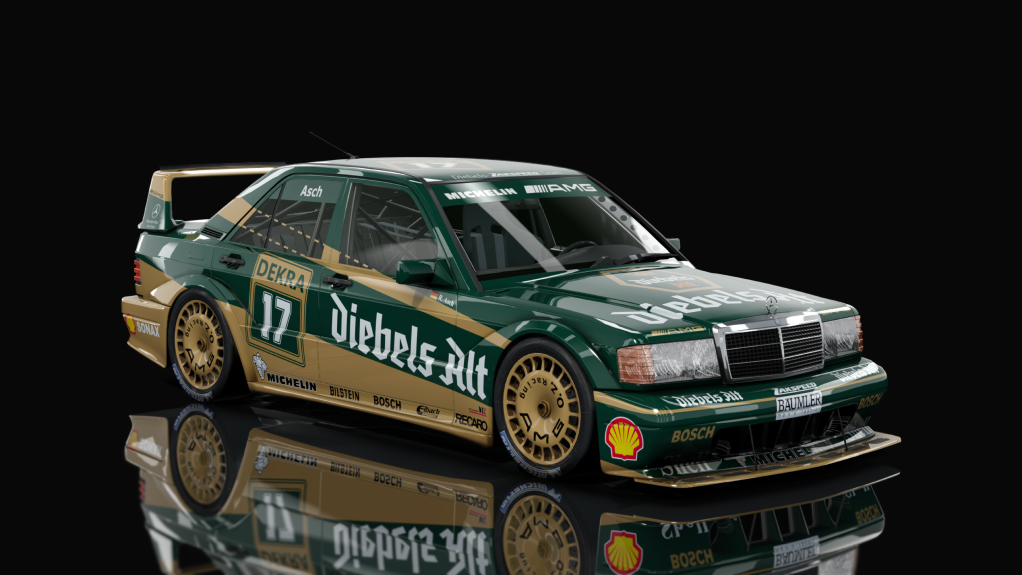 DTM Mercedes-Benz 190E DTM, skin Zakspeed_Diebels_17