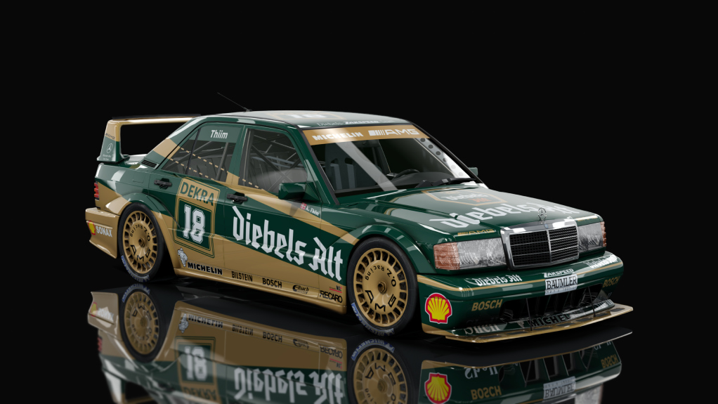 DTM Mercedes-Benz 190E DTM, skin Zakspeed_Diebels_18
