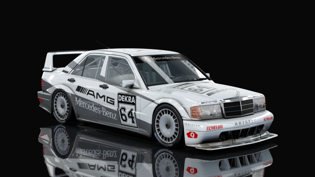 DTM Mercedes-Benz 190E DTM, skin alpine_white_64