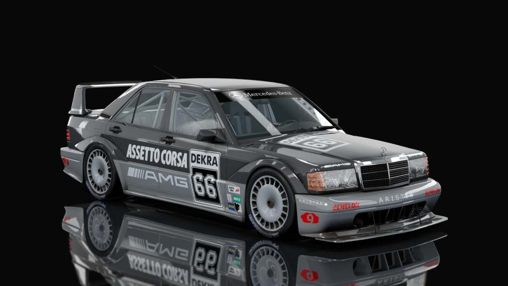 DTM Mercedes-Benz 190E DTM, skin black_66