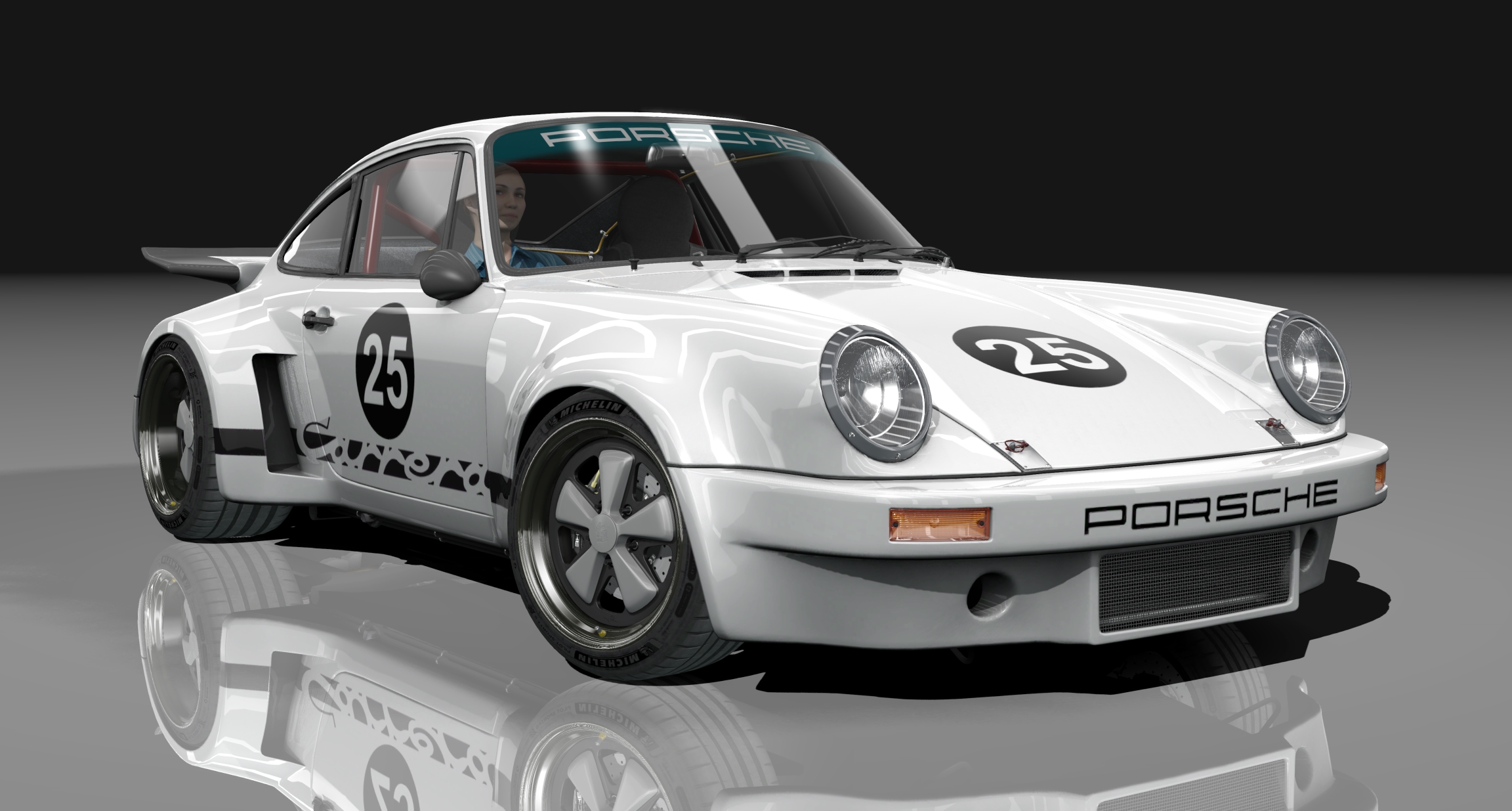 Porsche 911 Carrera RSR 4.0 Touring, skin 06_carrera_white