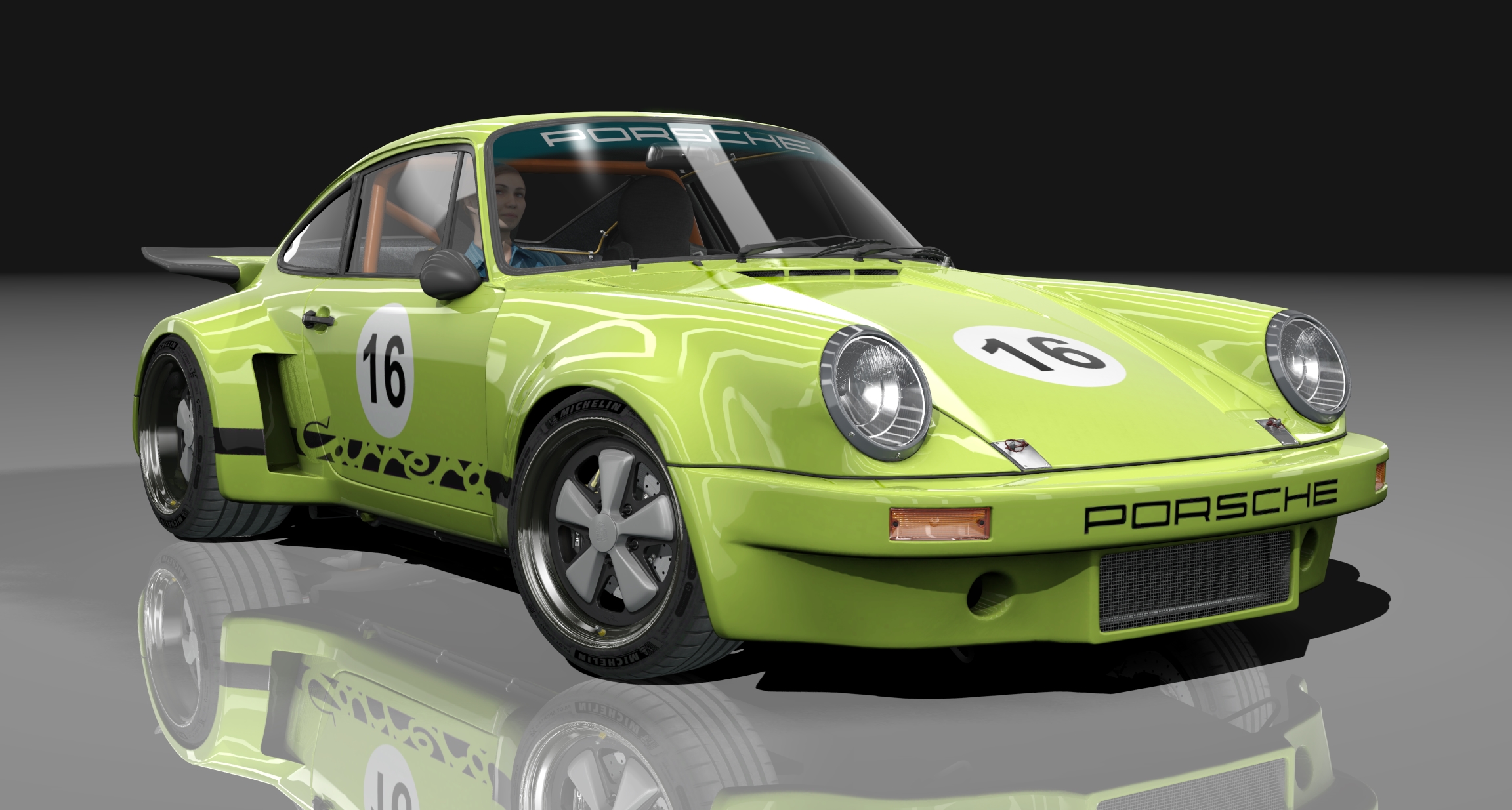 Porsche 911 Carrera RSR 4.0 Touring, skin 11_carrera_lime
