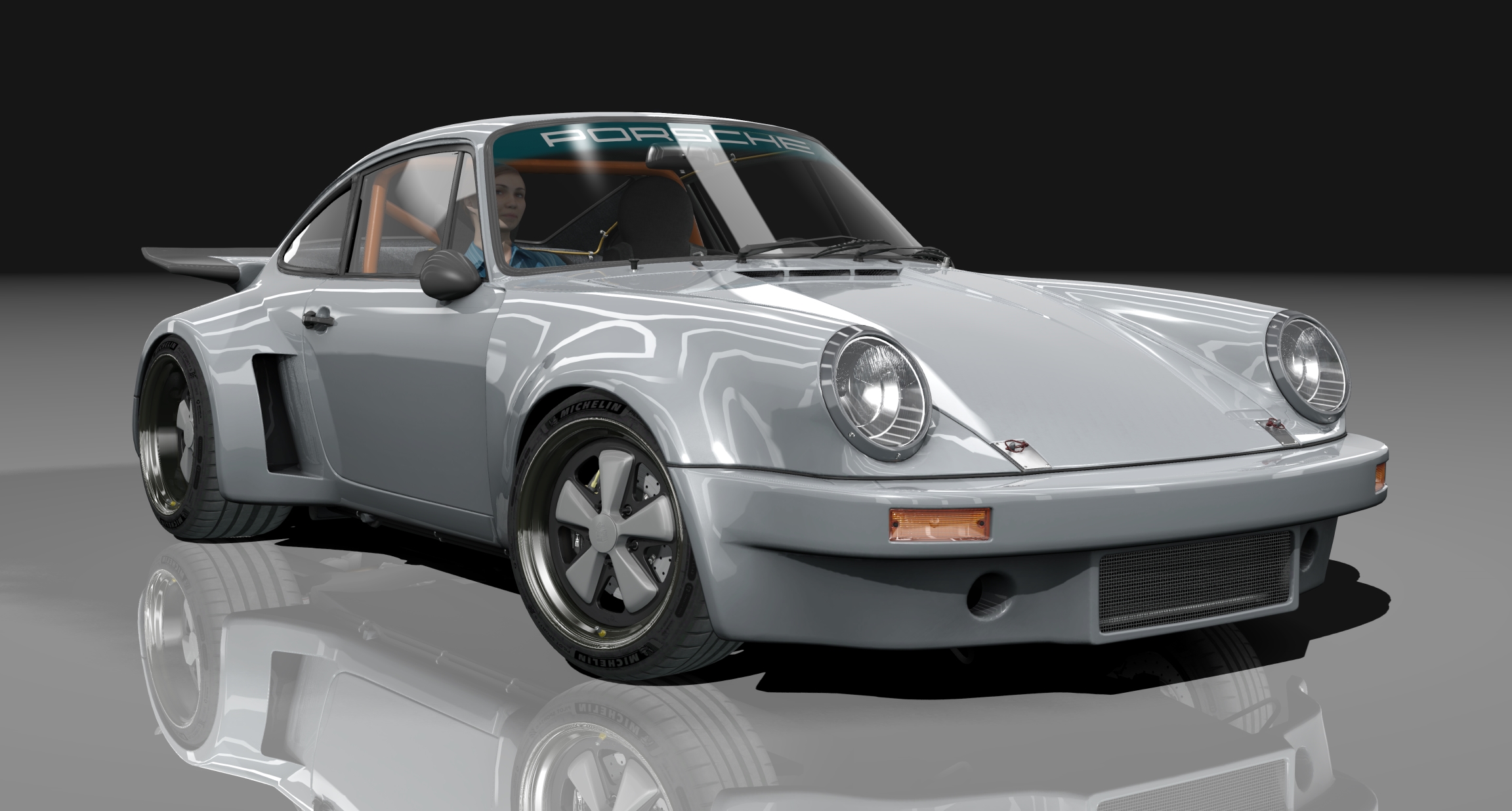 Porsche 911 Carrera RSR 4.0 Touring, skin 14_gt_silver_metallic