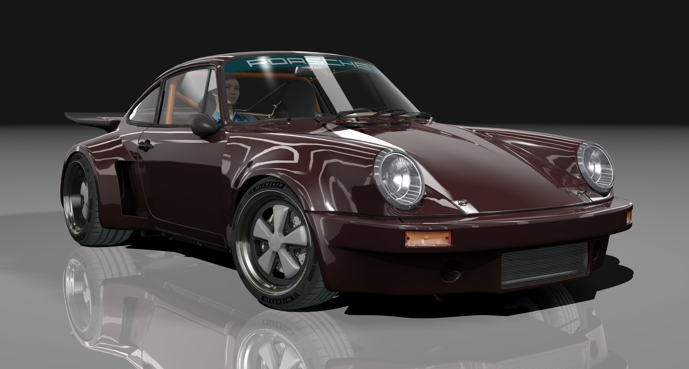 Porsche 911 Carrera RSR 4.0 Touring, skin 15_mahogany_metallic