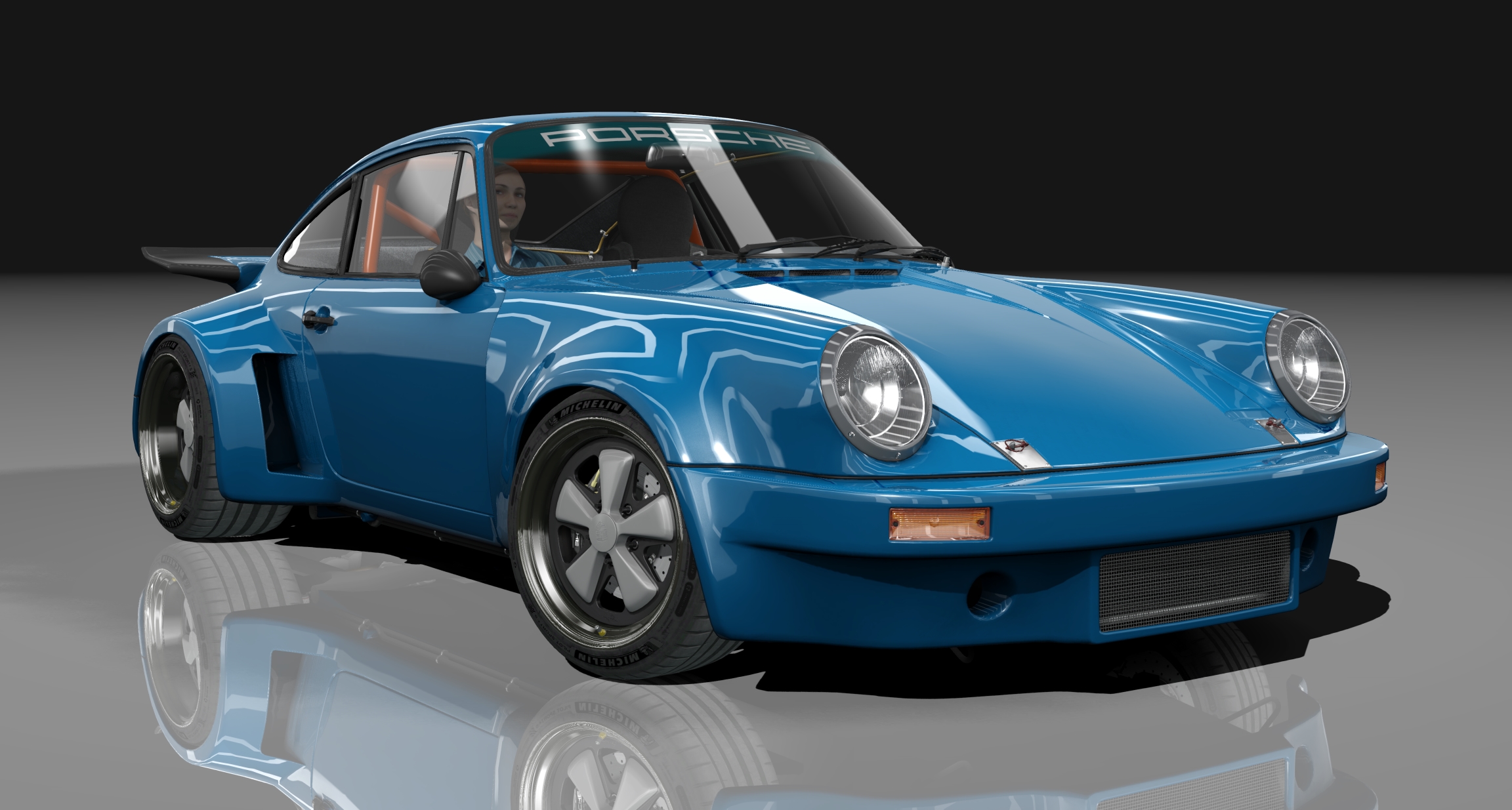 Porsche 911 Carrera RSR 4.0 Touring, skin blue_dark