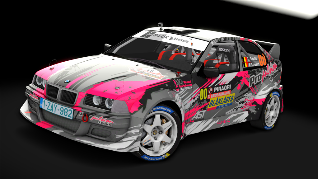 LF BMW 318 (E36) Compact F2000/14, skin CompactF2000MolleWallonie2021