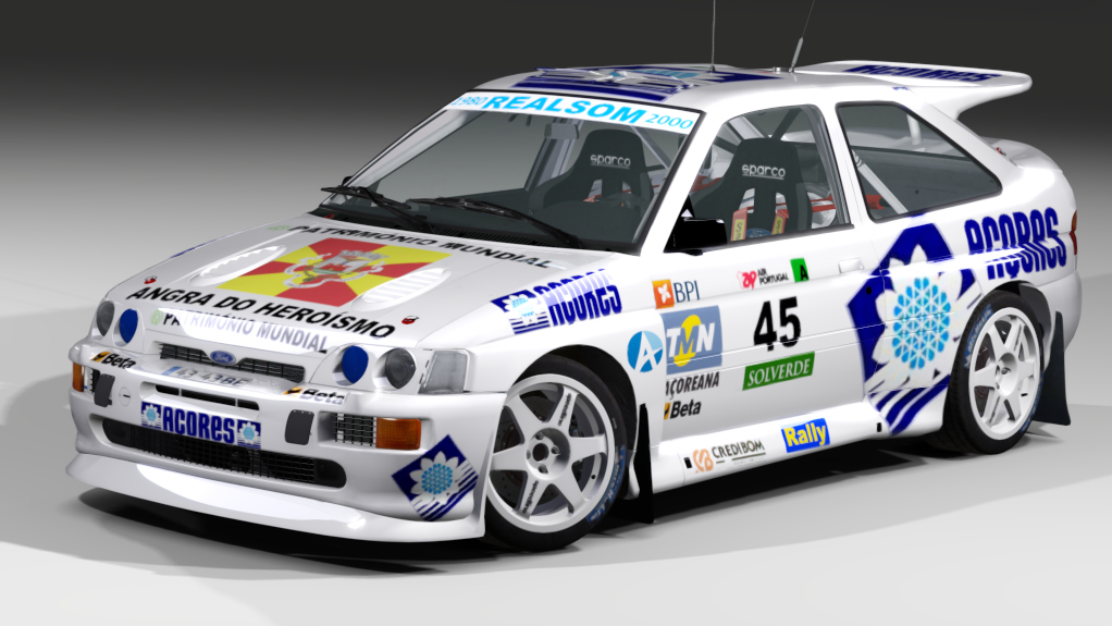 LF Gr.A AWD Ford Escort RS Cowsorth Gr.A, skin Gustavo Louro Tiago Azevedo Rally de Portugal 2000