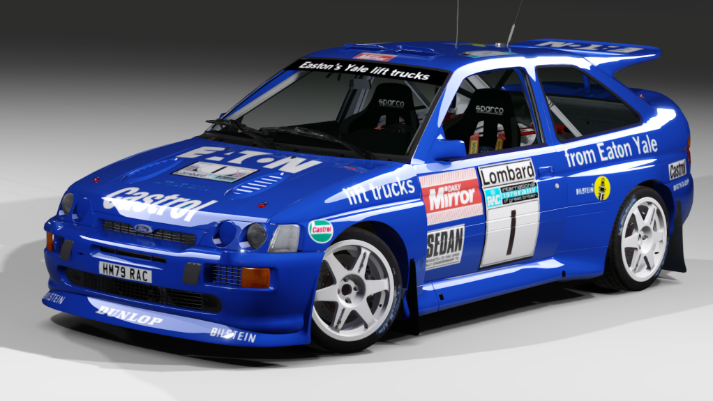 LF Gr.A AWD Ford Escort RS Cowsorth Gr.A, skin Hannu Mikkola - Arne Hertz