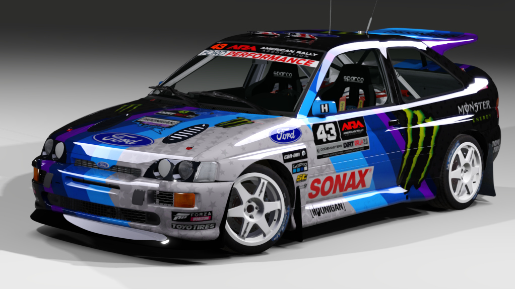 LF Gr.A AWD Ford Escort RS Cowsorth Gr.A, skin Ken_Block