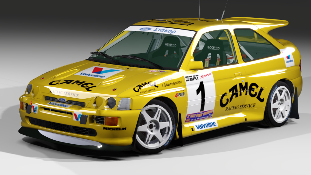 LF Gr.A AWD Ford Escort RS Cowsorth Gr.A, skin Kirkos Camel 1993