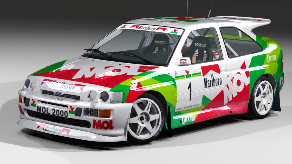 LF Gr.A AWD Ford Escort RS Cowsorth Gr.A, skin László Ranga