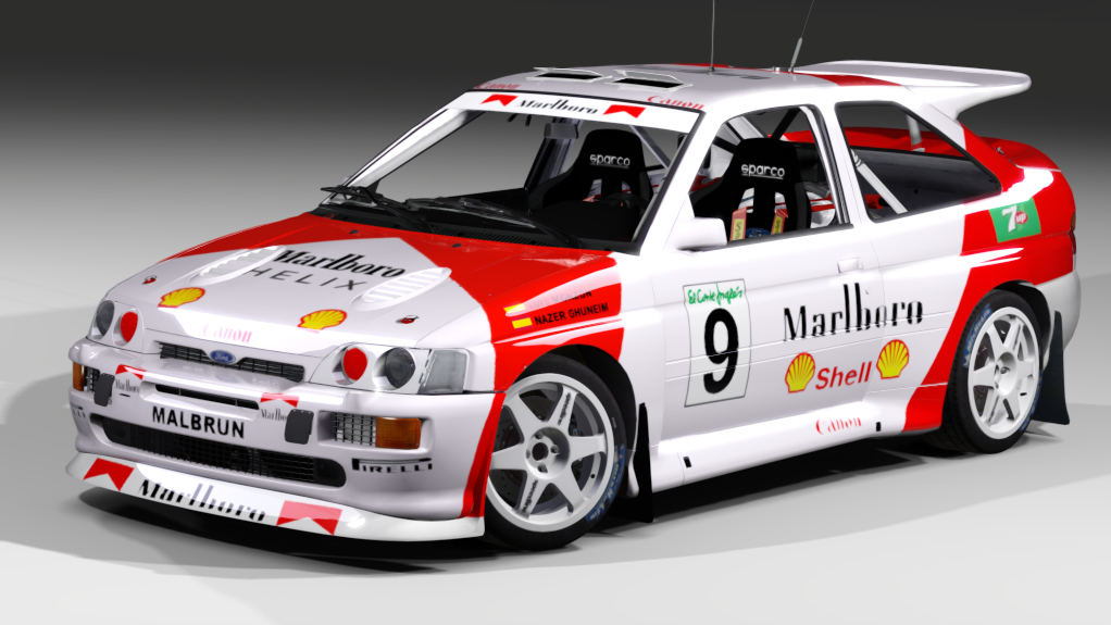 LF Gr.A AWD Ford Escort RS Cowsorth Gr.A, skin Luis Monzon