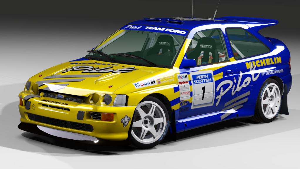 LF Gr.A AWD Ford Escort RS Cowsorth Gr.A, skin M. Wilson - Perth Scottish Rally 1994