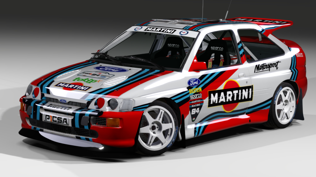 LF Gr.A AWD Ford Escort RS Cowsorth Gr.A, skin Martini Racing