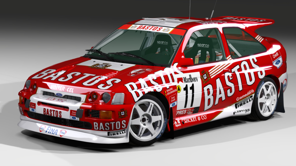 LF Gr.A AWD Ford Escort RS Cowsorth Gr.A, skin P. Snijers - Belgium Ypres Westhoek Rally 1996