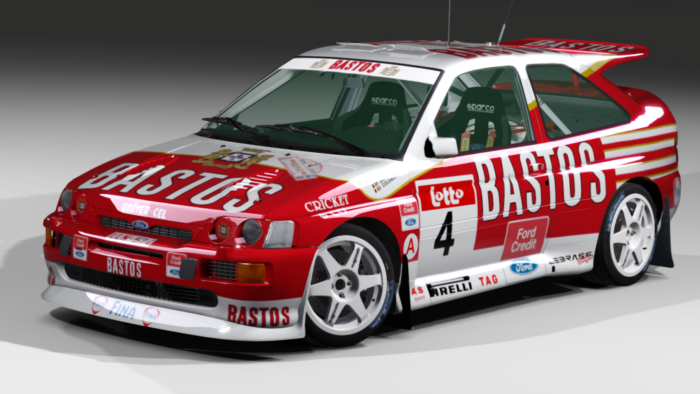 LF Gr.A AWD Ford Escort RS Cowsorth Gr.A, skin P. Snijers - Rallye Boucles de Spa 1996