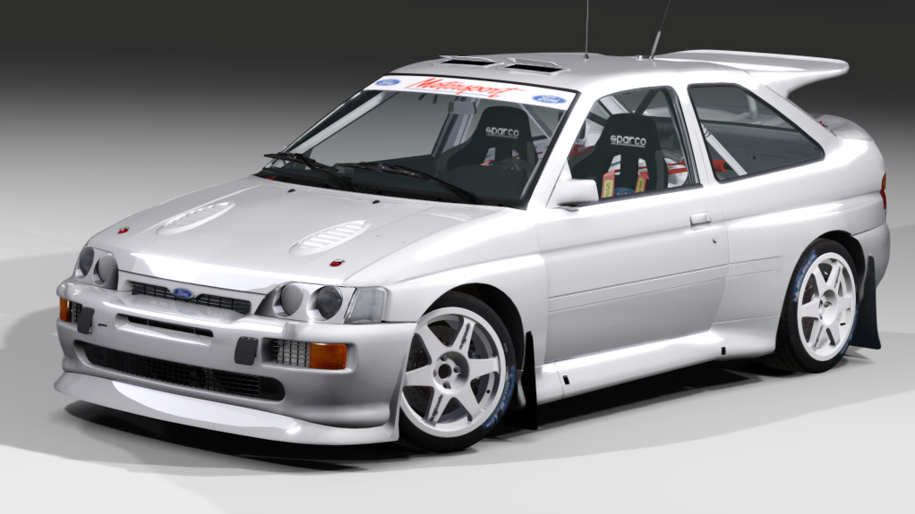 LF Gr.A AWD Ford Escort RS Cowsorth Gr.A, skin White