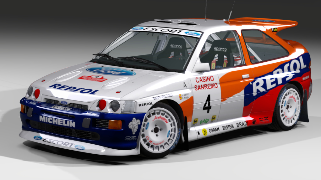 LF Gr.A AWD Ford Escort RS Cowsorth Gr.A, skin carlos sainz