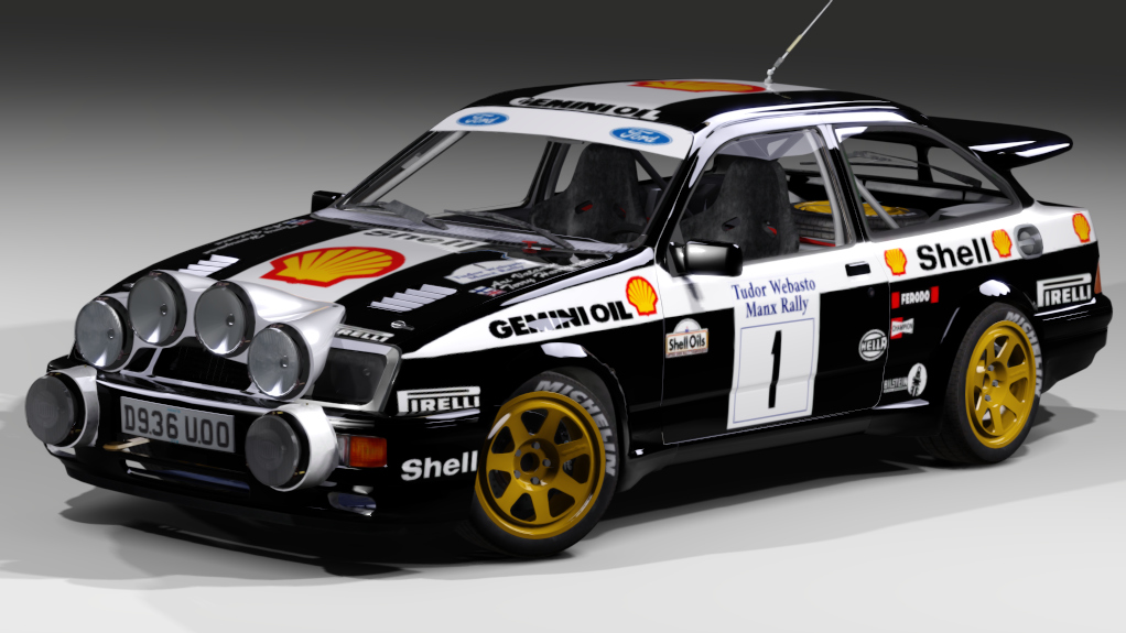LF Gr.A RWD Ford Sierra RS Cosworth Gr.A, skin Ari Vatanen - Black Beauty 1989