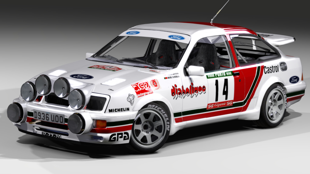 LF Gr.A RWD Ford Sierra RS Cosworth Gr.A, skin Joaquim Santos - Diabolique '87