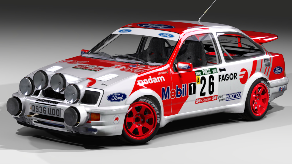 LF Gr.A RWD Ford Sierra RS Cosworth Gr.A, skin Jose Miguel Leite Faria
