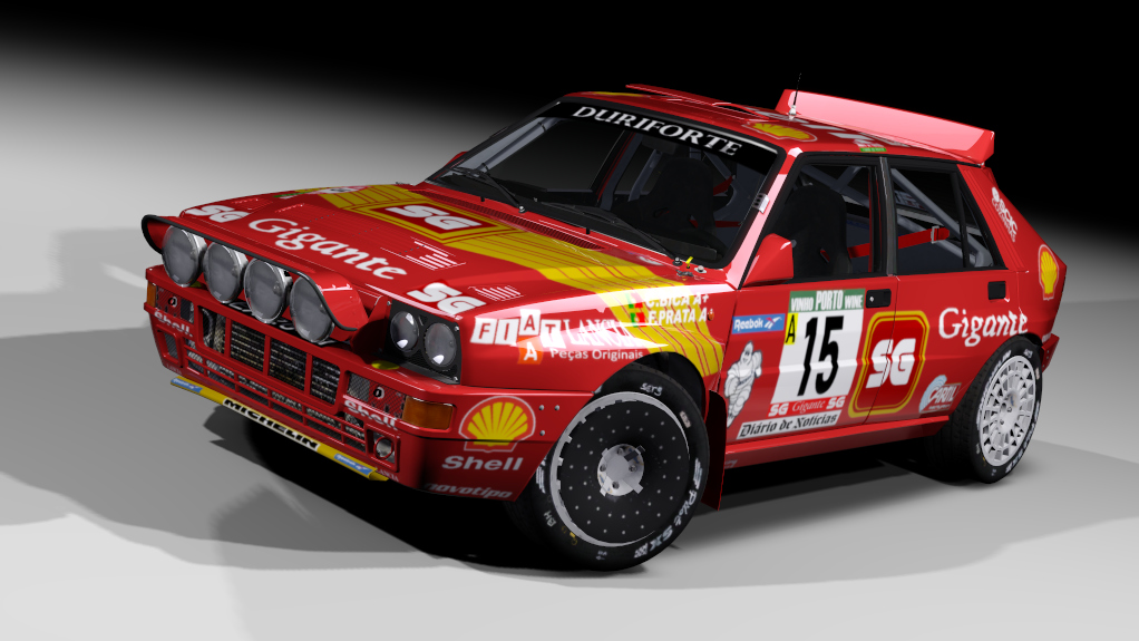 LF Gr.A Lancia Delta HF Integrale Evoluzione 2, skin Carlo Bica Rali Vinho do Porto