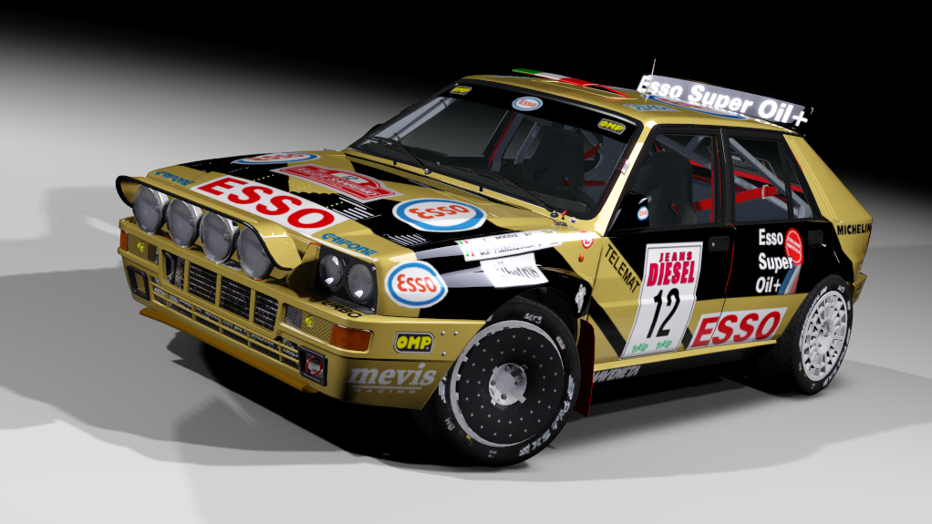 LF Gr.A Lancia Delta HF Integrale Evoluzione 2, skin Esso