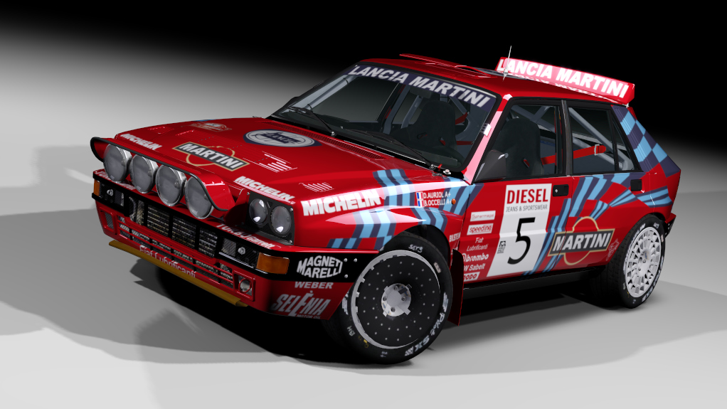 LF Gr.A Lancia Delta HF Integrale Evoluzione 2, skin Martini Racing