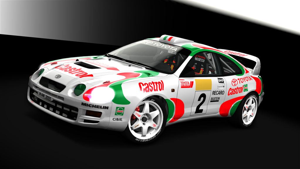 LF Gr.A Toyota Celica ST205 GT4, skin Toyota Oficial
