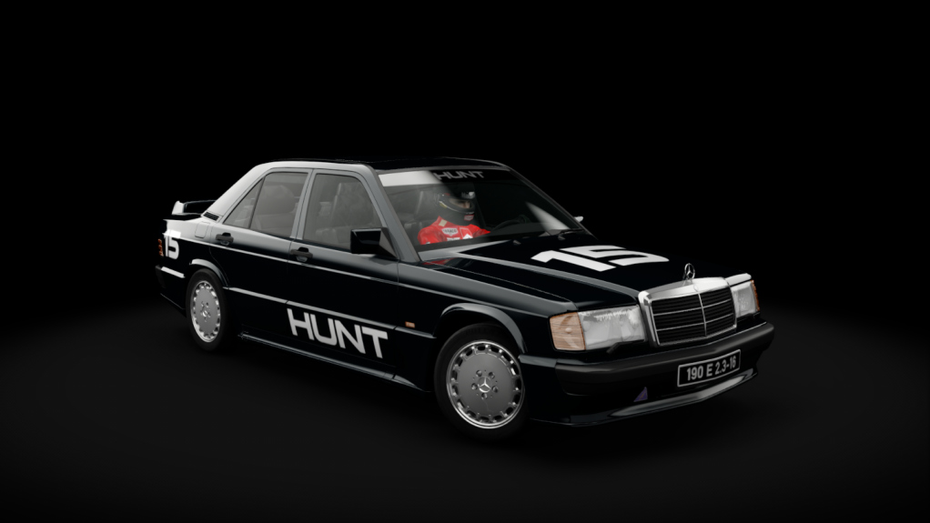 Mercedes-Benz 190E 2.5-16 Cosworth, skin #15James Hunt