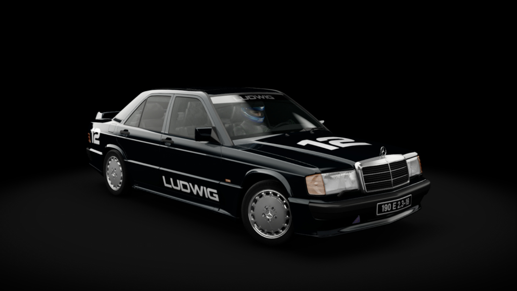 Mercedes-Benz 190E DTM Wish, skin #12Klaus Ludwig