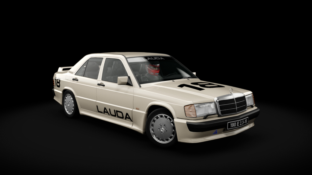 Mercedes-Benz 190E DTM Wish, skin #18Niki Lauda