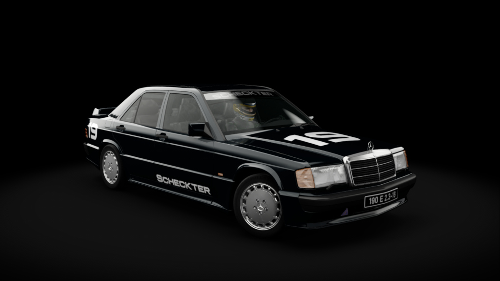 Mercedes-Benz 190E DTM Wish, skin #19Jody Scheckter