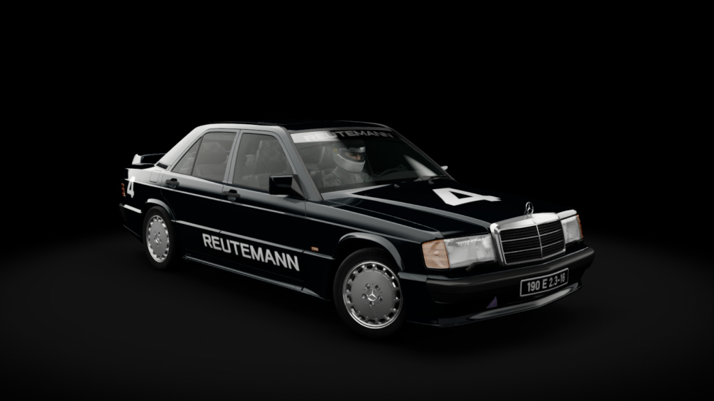 Mercedes-Benz 190E DTM Wish, skin #4Carlos Reutemann