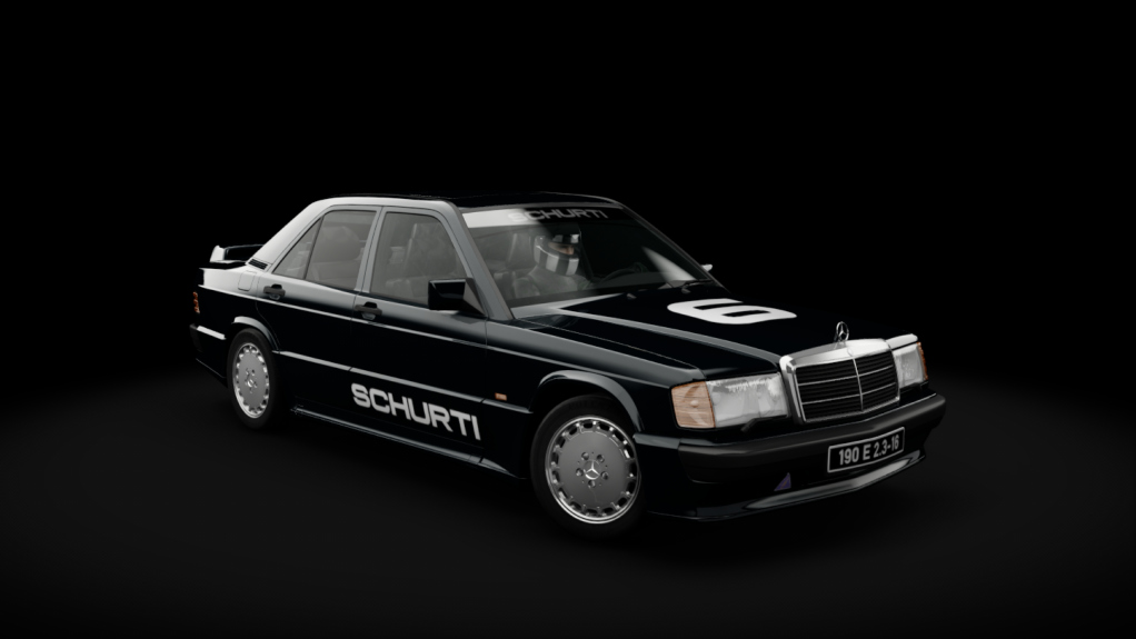 Mercedes-Benz 190E DTM Wish, skin #6Manfred Schurti