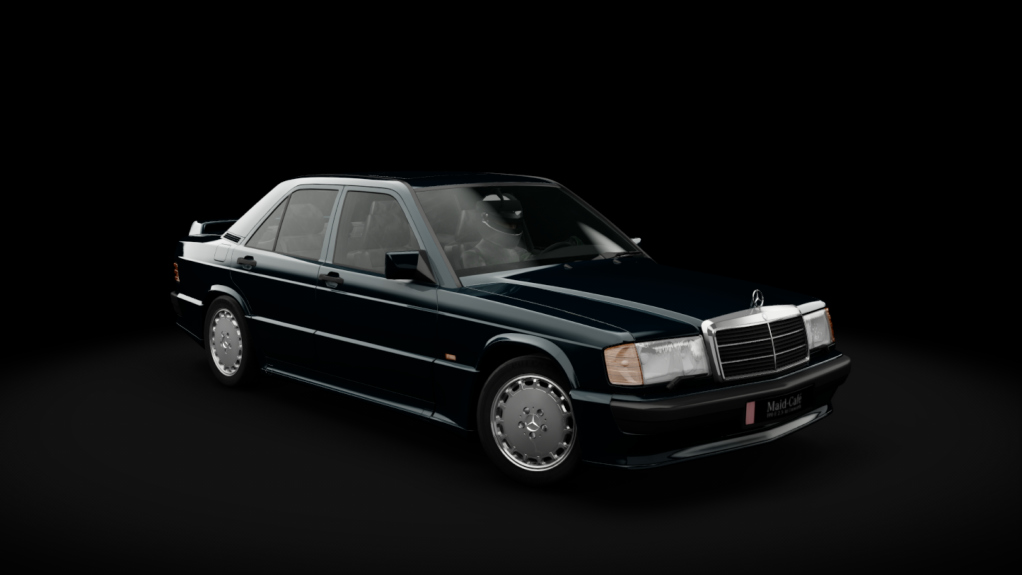 Mercedes-Benz 190E DTM Wish, skin Blauschwartz
