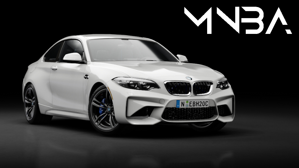 BMW M2 F87 2018 Stock Manual, skin 02_Alpine_White_uni