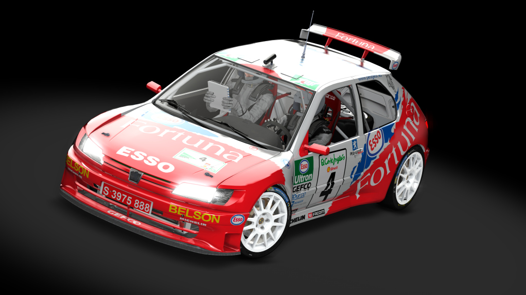 peugeot 306 maxi kit car evo 2, skin Fortuna