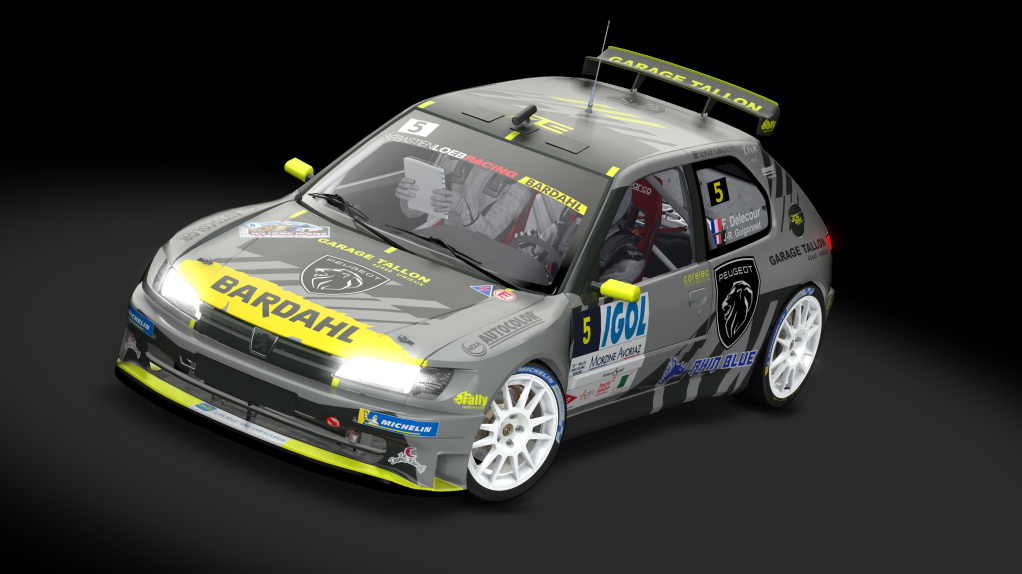 peugeot 306 maxi kit car evo 2, skin Francois_Delecour_Morzine_2021