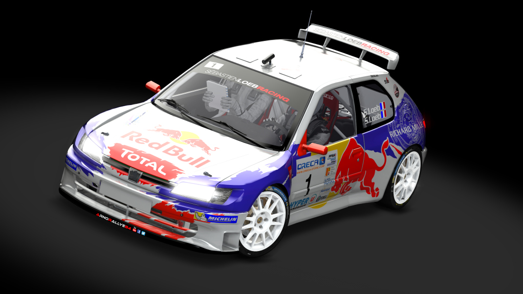 peugeot 306 maxi kit car evo 2, skin Sébastien_Loeb_Haute_Provence