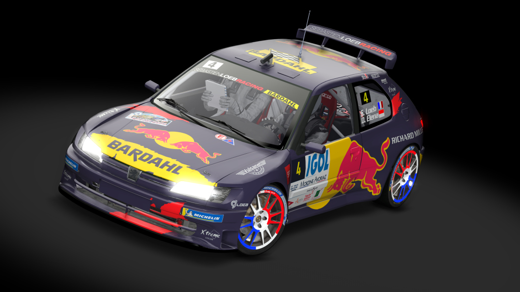 peugeot 306 maxi kit car evo 2, skin Sébastien_Loeb_Morzine_2021