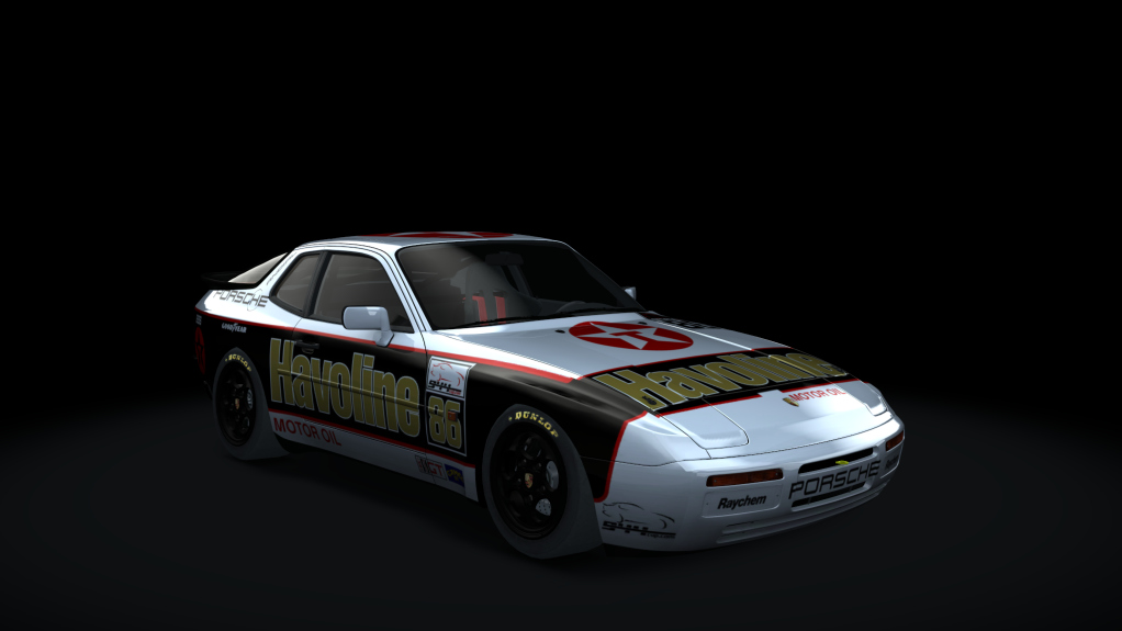 Porsche 944 Turbo Cup, skin havoline