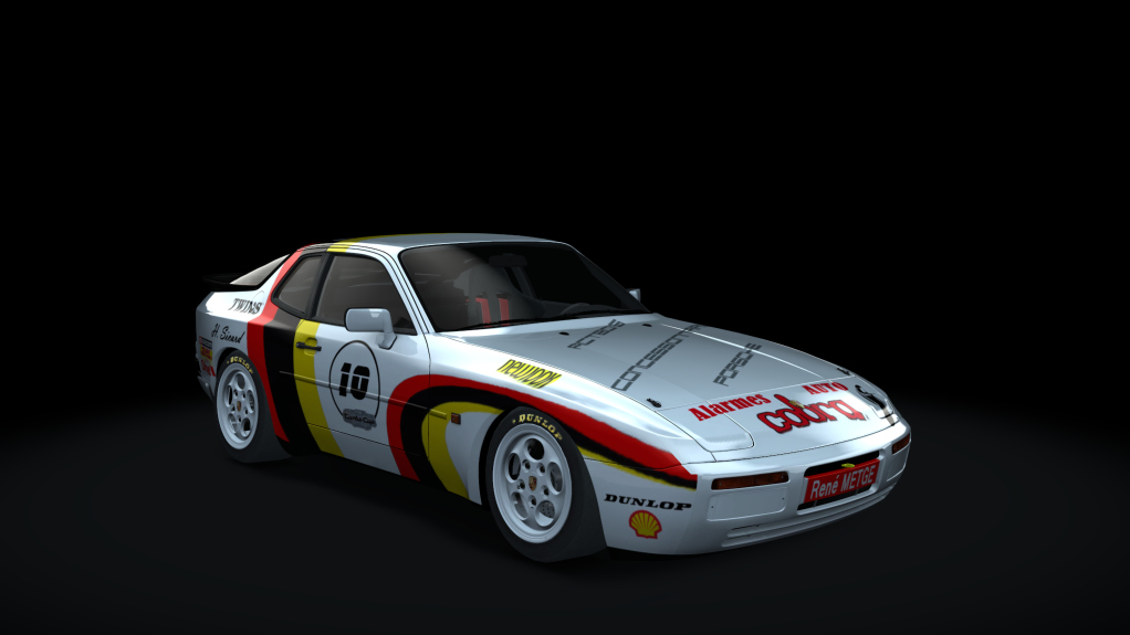 Porsche 944 Turbo Cup, skin metge