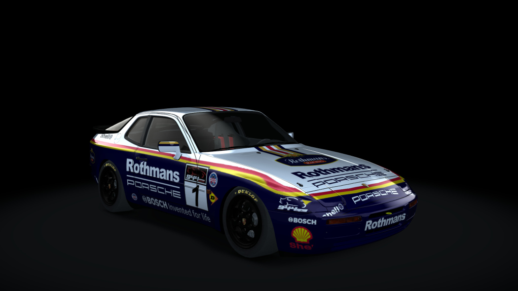 Porsche 944 Turbo Cup, skin rothmans
